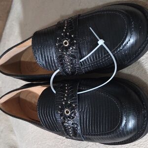 NWT!  Brioso Leather Loafers Msrp $90 "FRISCO" Snakeprint